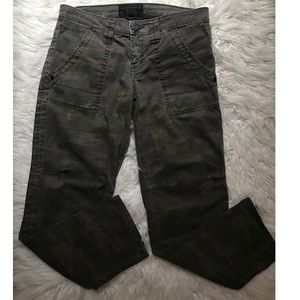 ANTHROPOLOGIE purchased sanctuary camo ankle pants